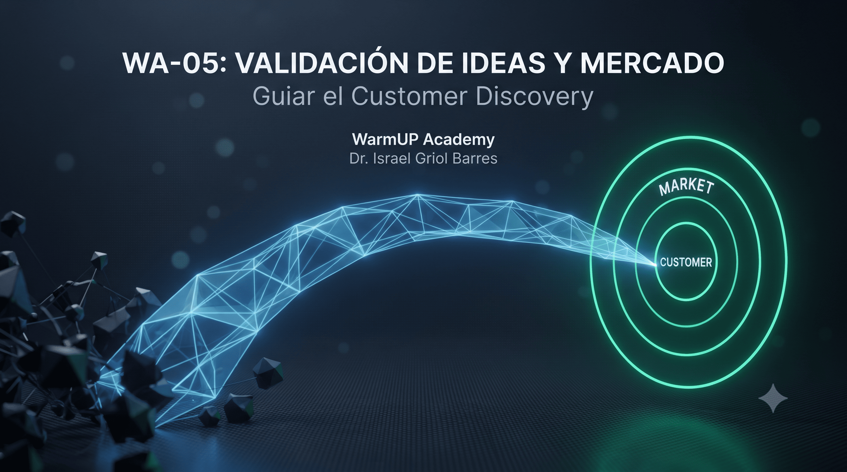 WA-05: Validación de ideas y mercado: guiar el Customer Discovery.
